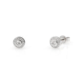 18k gold earrings with 0.26ct diamonds